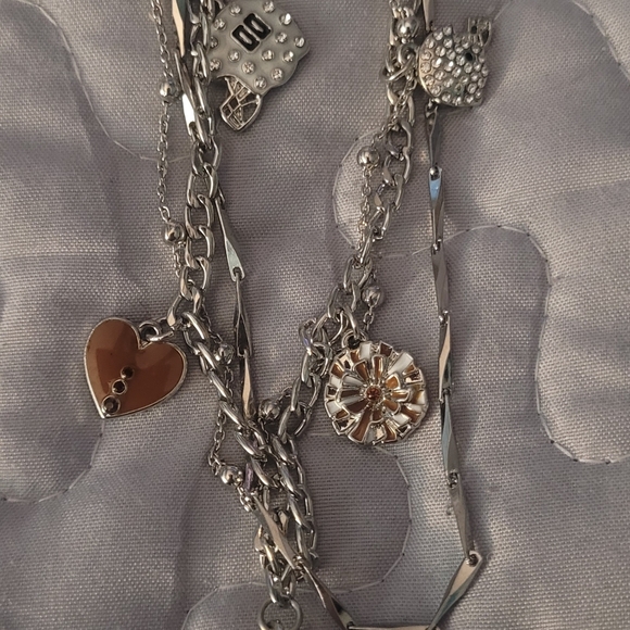 NWT Maurices Silver and Brown Charm Bracelet - Picture 3 of 6